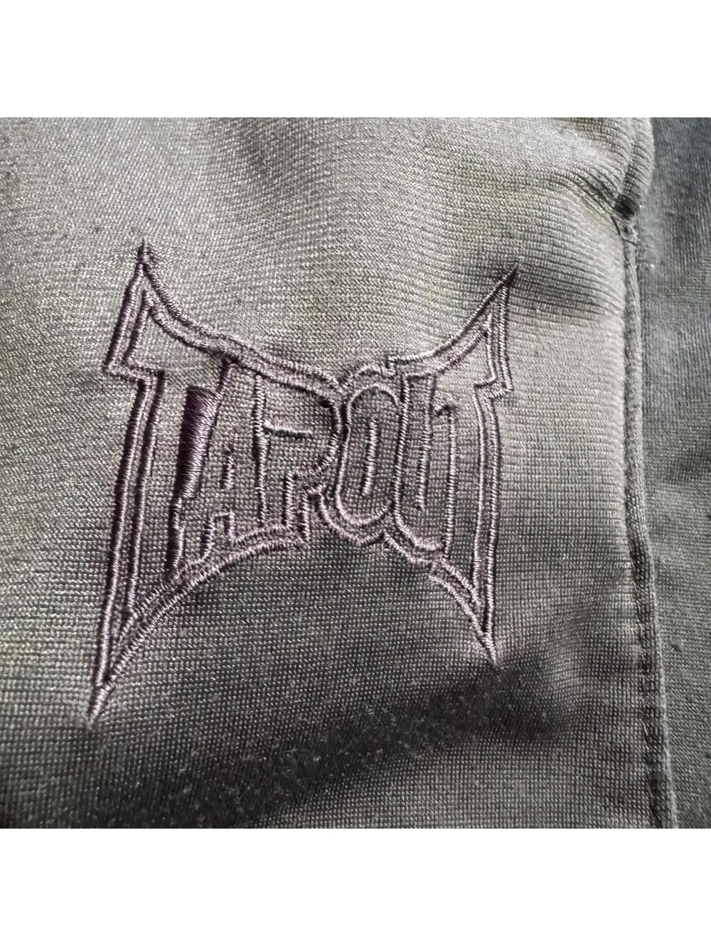 Tapout Mens Sweatpants L Gray Athletic Embroidered MMA UFC Y2K Vintage Training